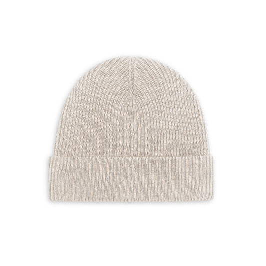 Customizable wool and cashmere beanie