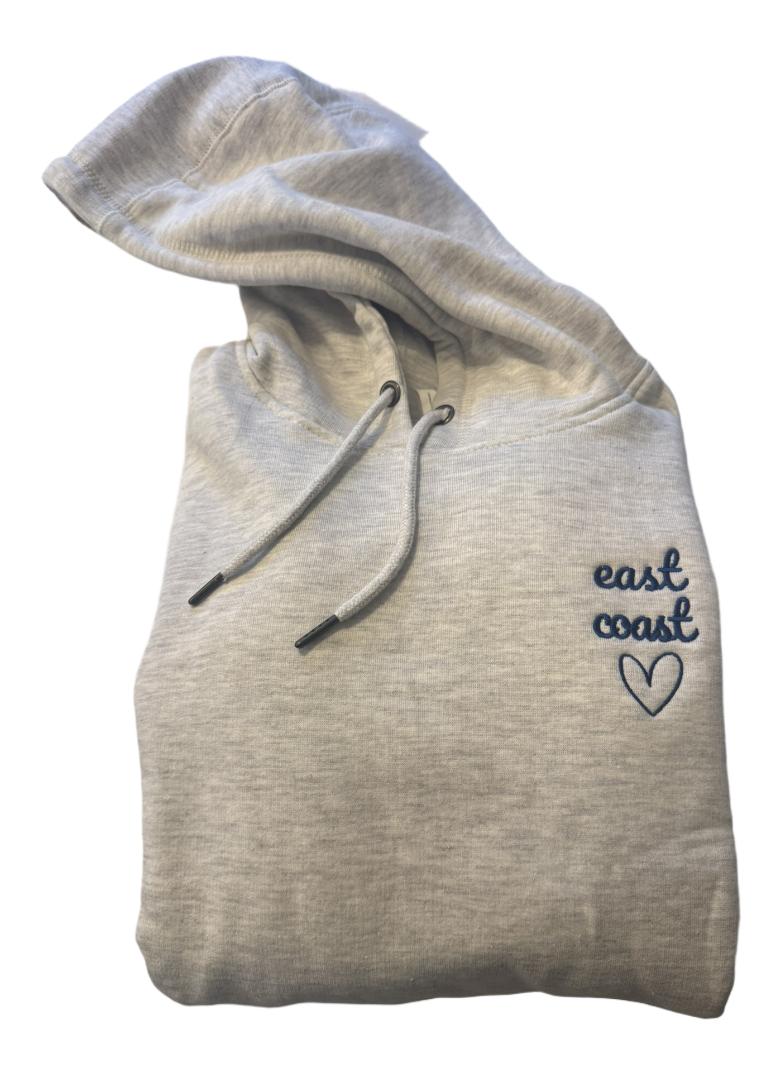 East Coast Love Embroidered Hoodie NEW!