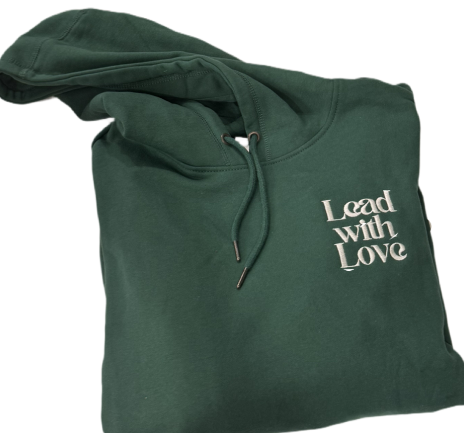 Lead with Love Embroidered Hoodie NEW!
