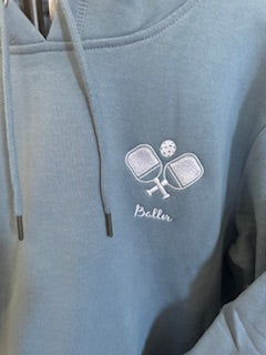 Pickle ball embroidered hoodie